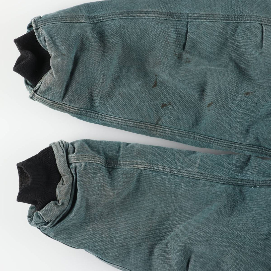 90'S Carhartt Traditional Padded Duck Work Jacket, Made in USA, Men's XXL, Vintage cotton turquoise blue Vintage Second Hand
