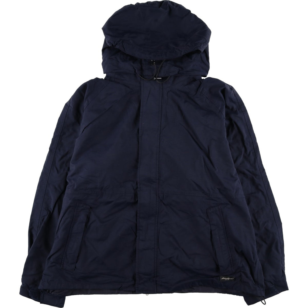 Eddie Bauer Mountain Parka Shell Jacket, Men's XXL Nylon navy blue type Vintage Second Hand