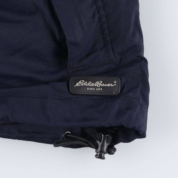 Eddie Bauer Mountain Parka Shell Jacket, Men's XXL Nylon navy blue type Vintage Second Hand