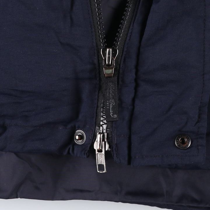Eddie Bauer Mountain Parka Shell Jacket, Men's XXL Nylon navy blue type Vintage Second Hand