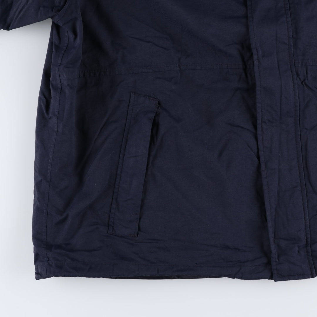 Eddie Bauer Mountain Parka Shell Jacket, Men's XXL Nylon navy blue type Vintage Second Hand