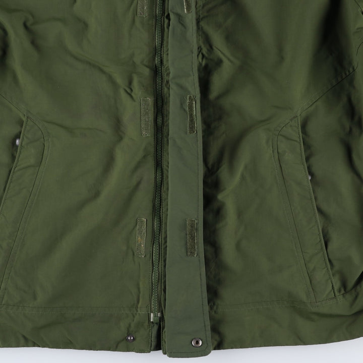 LLBean Mountain Jacket, Shell Jacket, Men's XL Nylon Khaki type Vintage Second Hand