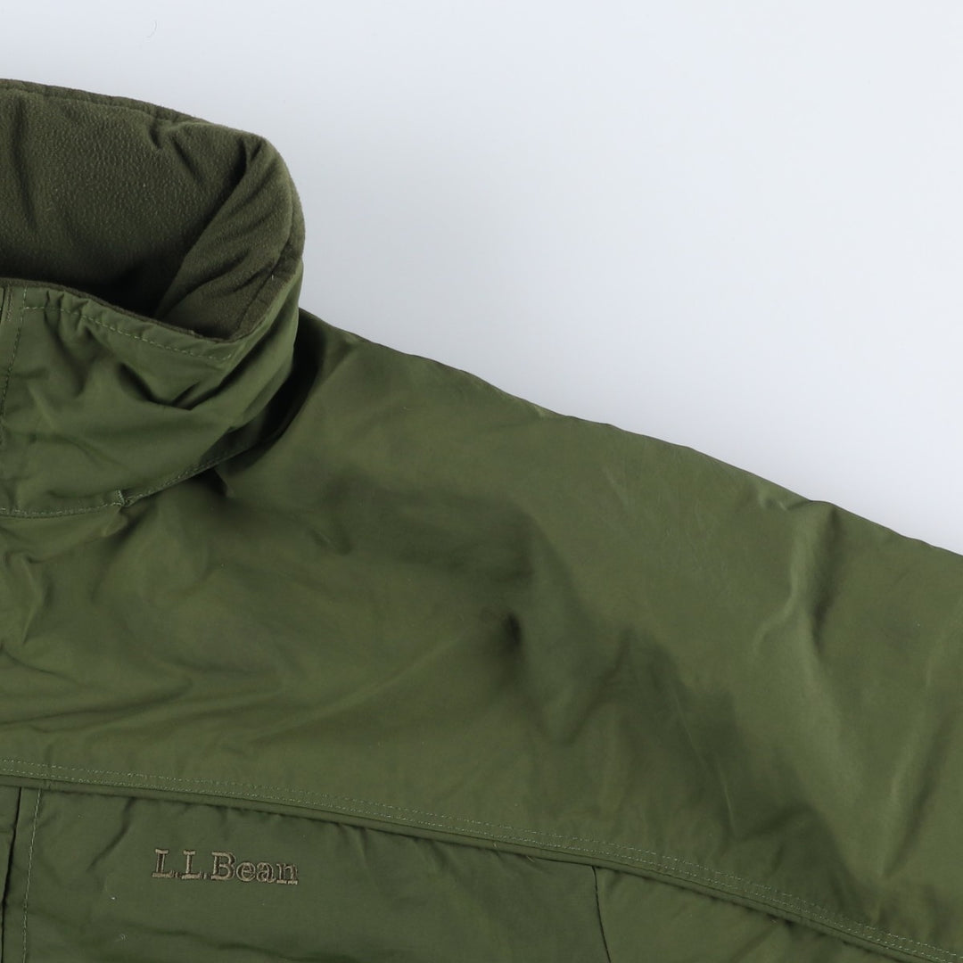 LLBean Mountain Jacket, Shell Jacket, Men's XL Nylon Khaki type Vintage Second Hand