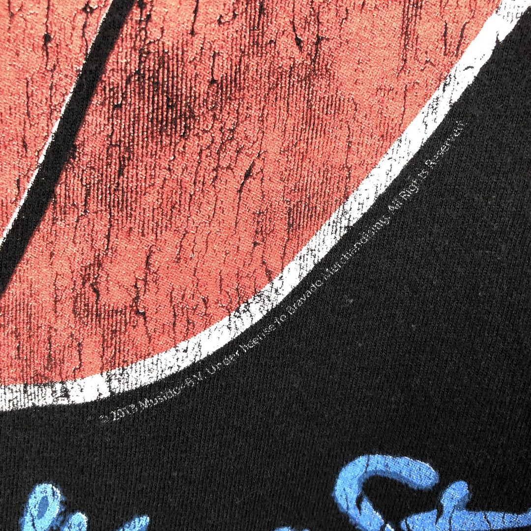 THE ROLLING STONES Band T-shirt, Men's L size cotton black type Vintage Second Hand
