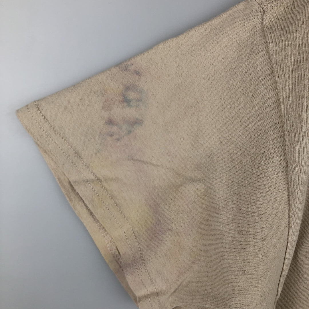 NIRVANA Nirvana Band T-shirt, Band T, Men's M size cotton Beige type Vintage Second Hand