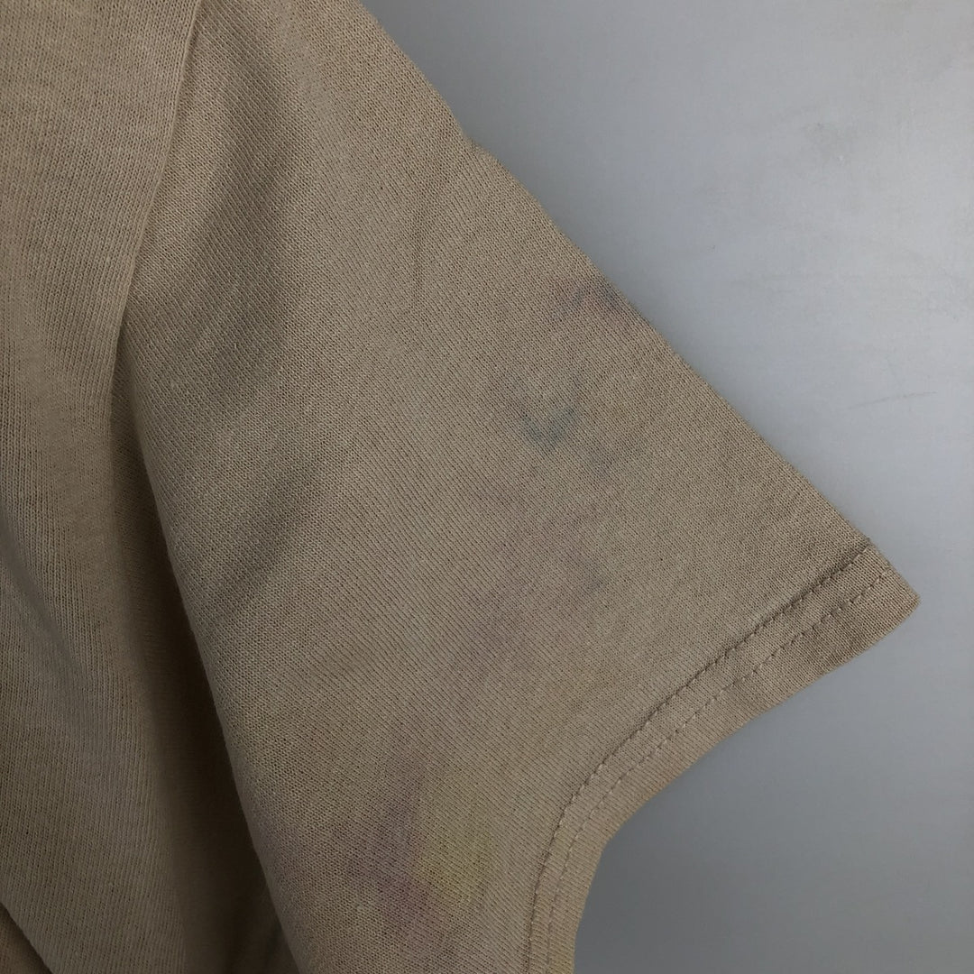 NIRVANA Nirvana Band T-shirt, Band T, Men's M size cotton Beige type Vintage Second Hand