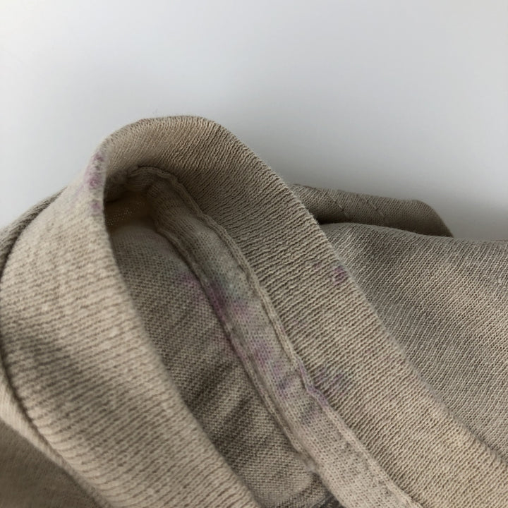 NIRVANA Nirvana Band T-shirt, Band T, Men's M size cotton Beige type Vintage Second Hand