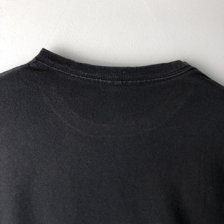 Led Zeppelin band T-shirt, men's size L, faded cotton black type Vintage Second Hand