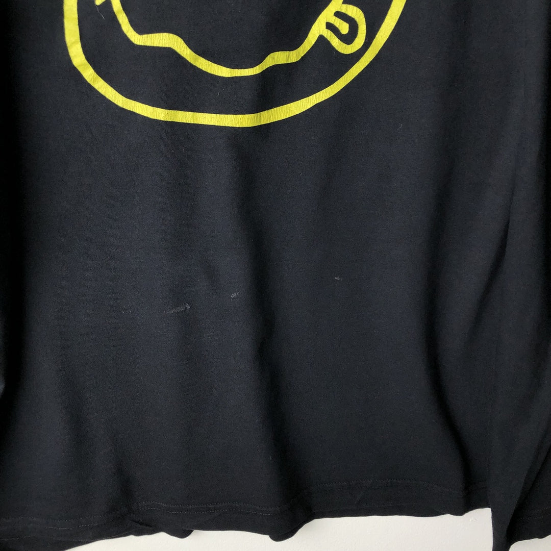 NIRVANA Nirvana Band T-Shirt cotton black type Vintage Second Hand