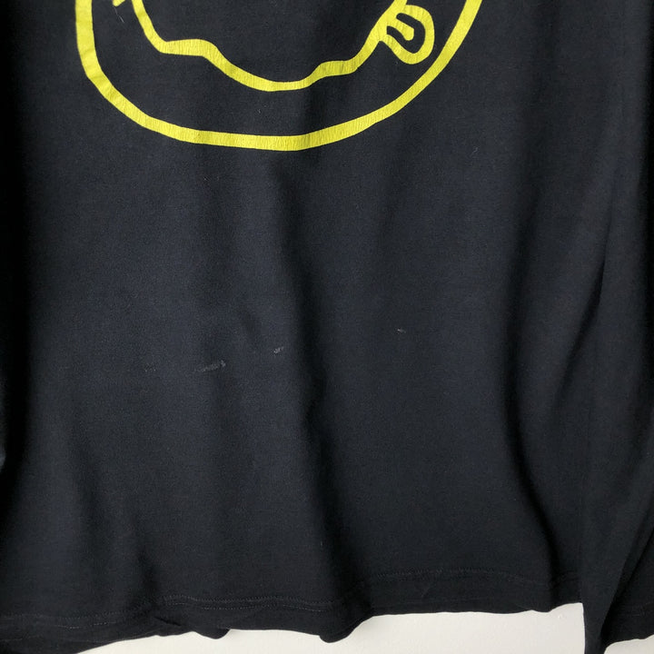 NIRVANA Nirvana Band T-Shirt cotton black type Vintage Second Hand