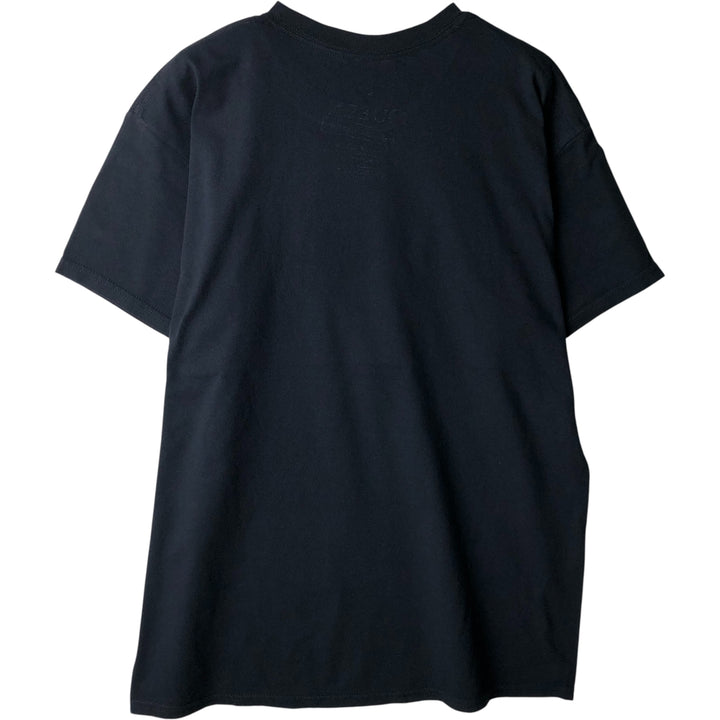 QUEEN Band T-shirt, Men's L size cotton black type Vintage Second Hand