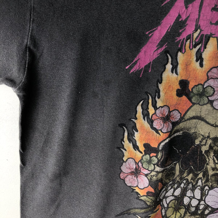METALLICA Metallica Band T-shirt Band T Men's M size cotton Charcoal Vintage Second Hand