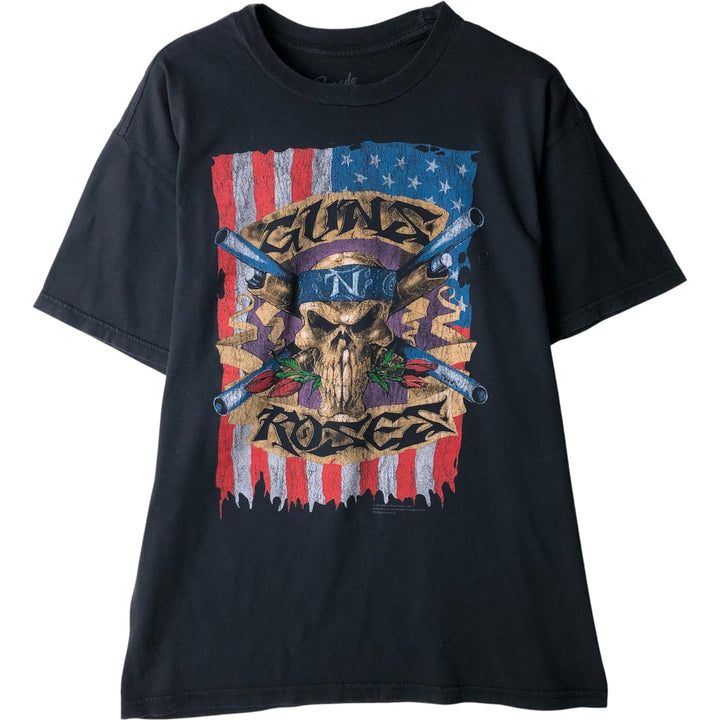 Bravado Guns N' Roses Band T-Shirt, Men's Size Medium cotton black type Vintage Second Hand