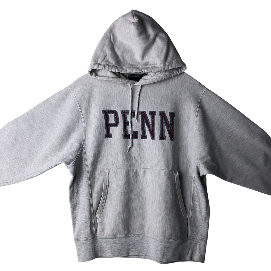 2000'S Champion Original Reverse Weave Pennsylvania College Pullover Hoodie, Men's Size Small cotton gray type Vintage Second Hand