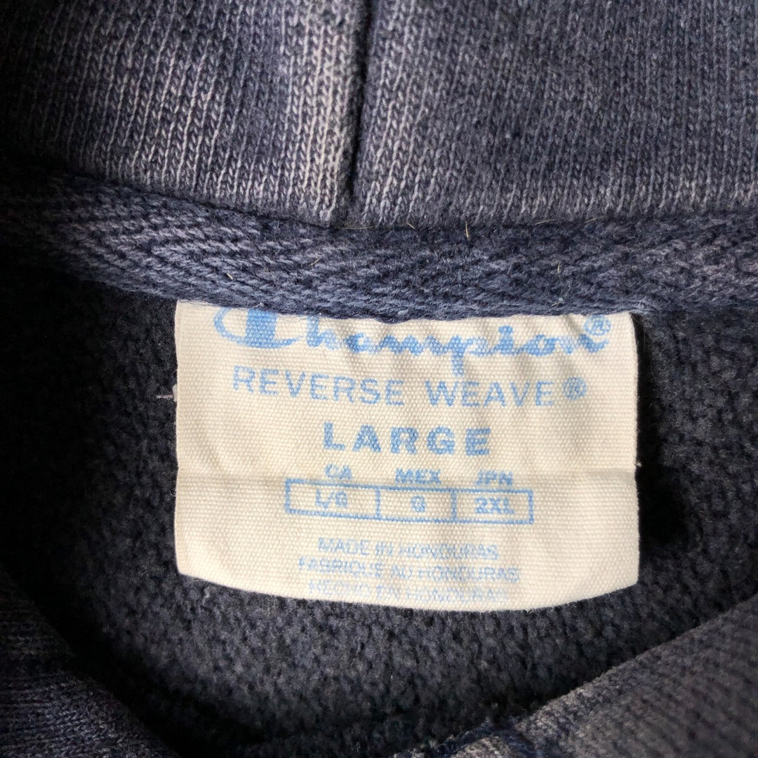 Champion REVERSE WEAVE Reverse Weave Sweat Pullover Hoodie Men's L size cotton navy blue type Vintage Second Hand