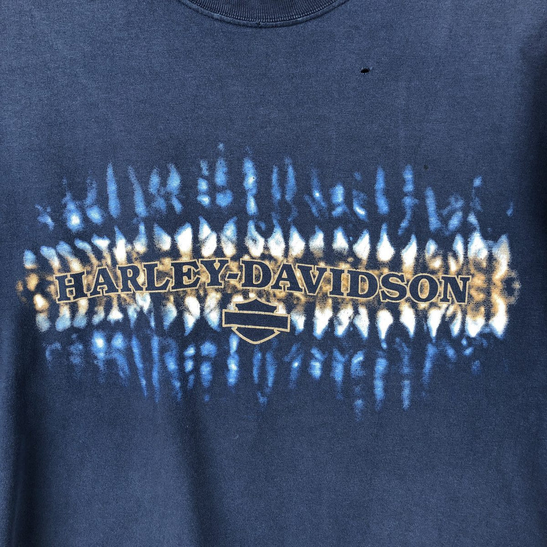 Vintage Harley-Davidson Motorcycle T-Shirt, Men's XL cotton blue type Vintage Second Hand