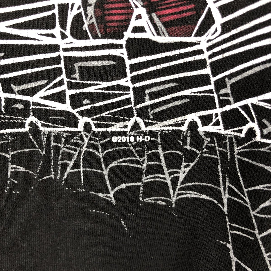 Harley-Davidson Skull Pattern Motorcycle Bike T-shirt Men's XXL cotton black type Vintage Second Hand