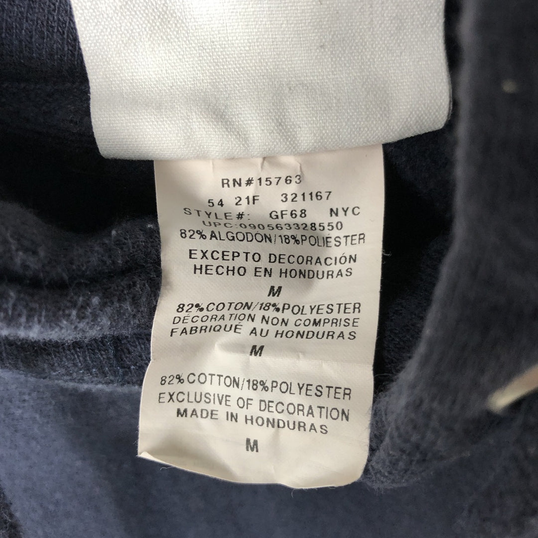 Champion REVERSE WEAVE Reverse Weave Plain Blank Sweatshirt Hoodie Men's M Size cotton navy blue type Vintage Second Hand