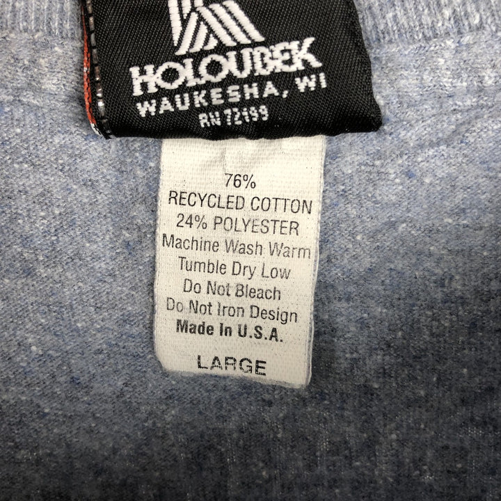 00'S Harley-Davidson Motorcycle Bike T-shirt Made in USA Men's L size cotton gray type Vintage Second Hand