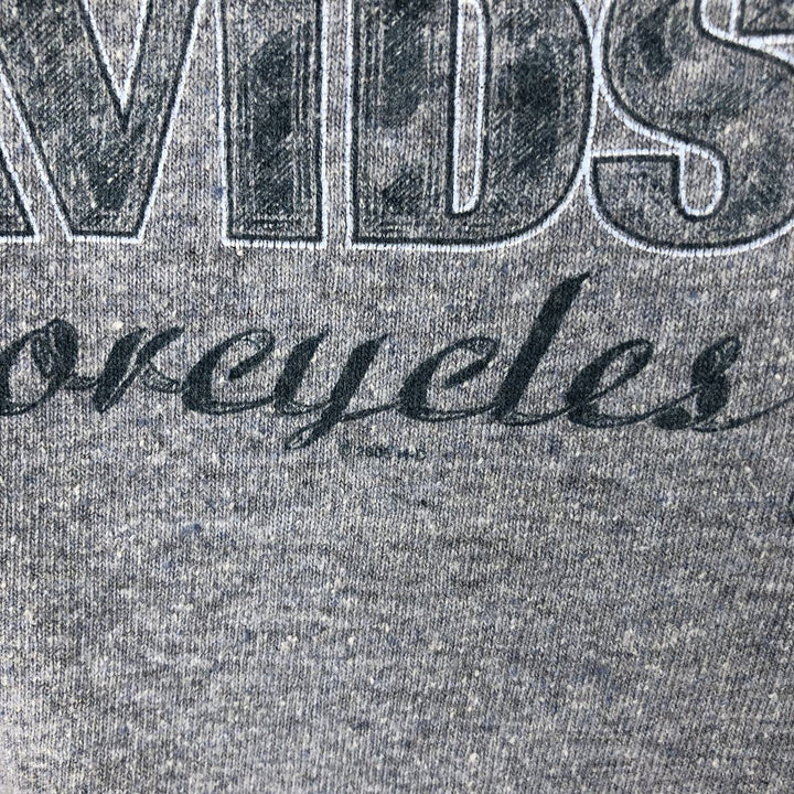 00'S Harley-Davidson Motorcycle Bike T-shirt Made in USA Men's L size cotton gray type Vintage Second Hand