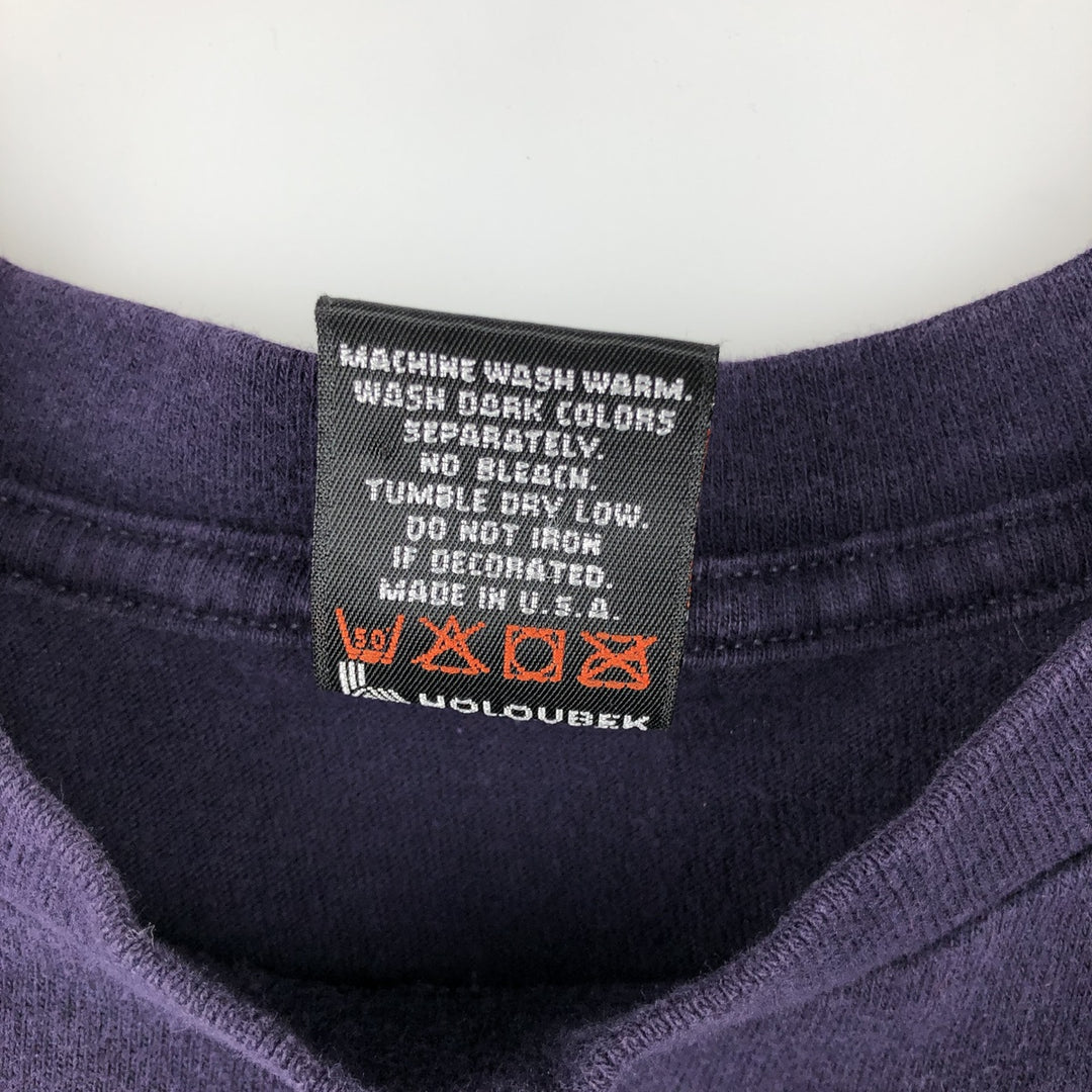 00'S Harley-Davidson Motorcycle Bike T-shirt Made in USA Men's M size cotton purple type Vintage Second Hand