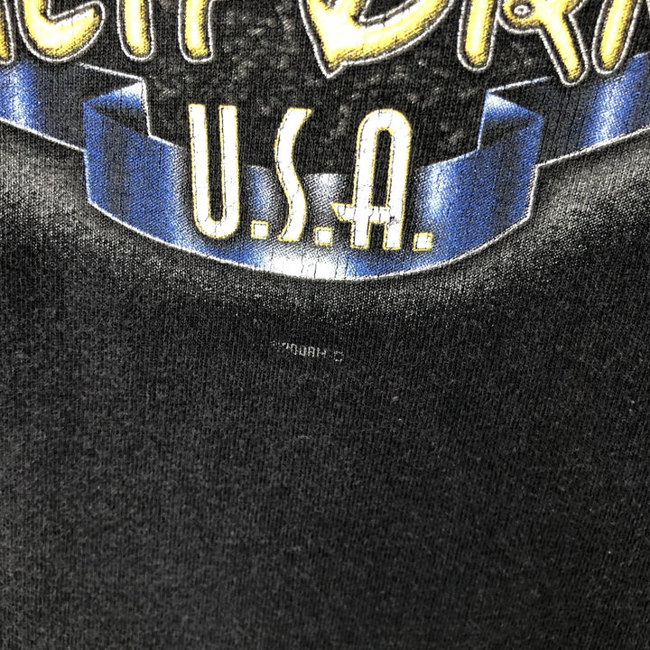 00'S Harley-Davidson Motorcycle Bike T-shirt Made in USA Men's L size cotton black type Vintage Second Hand