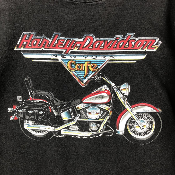 Harley-Davidson Motorcycle Bike T-shirt Made in USA Men's XL Vintage cotton black type Vintage Second Hand