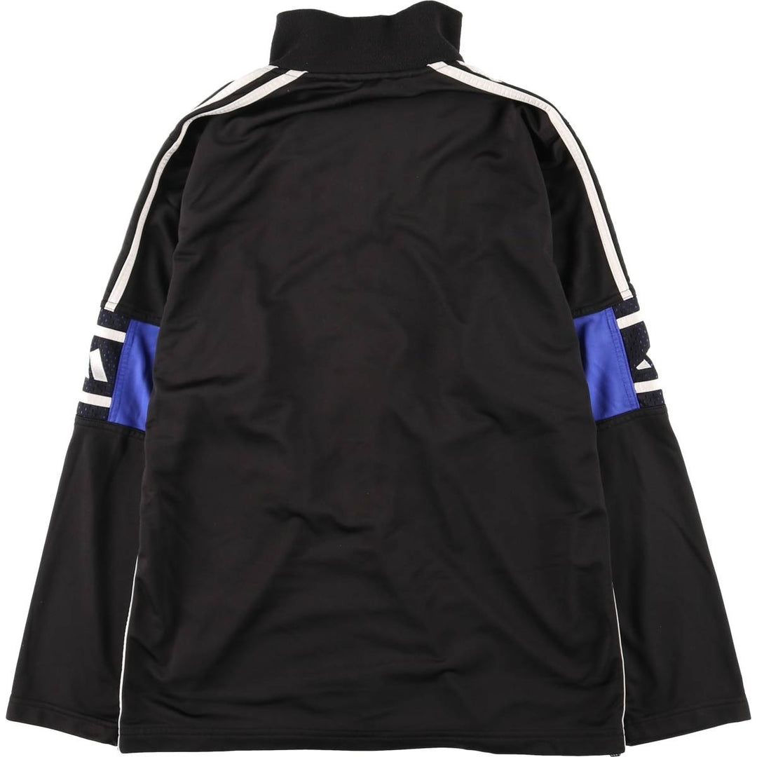 90s-00'S Adidas Jersey Track Jacket, Men's Size Medium polyester black type Vintage Second Hand