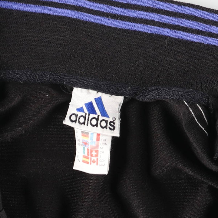 90s-00'S Adidas Jersey Track Jacket, Men's Size Medium polyester black type Vintage Second Hand