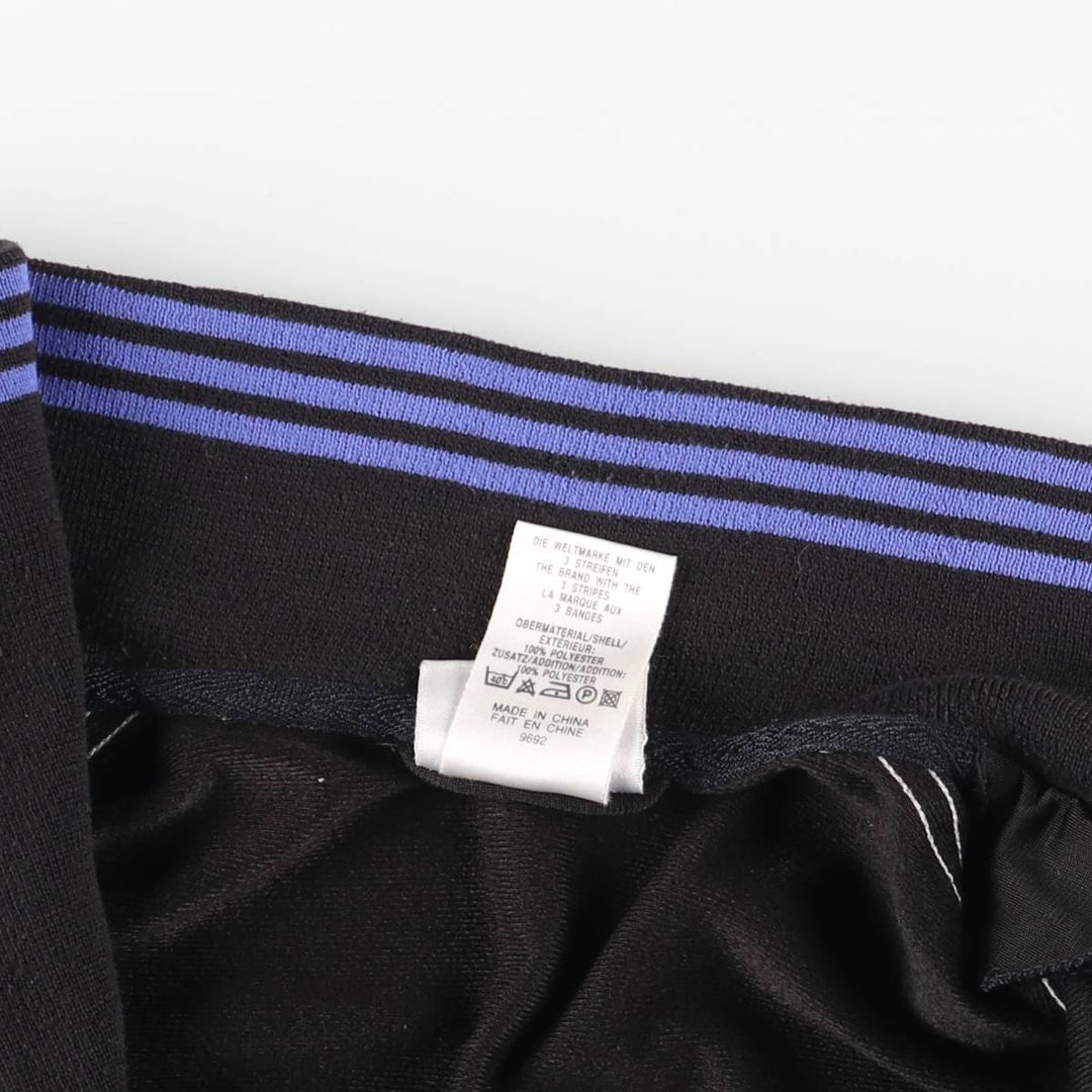 90s-00'S Adidas Jersey Track Jacket, Men's Size Medium polyester black type Vintage Second Hand