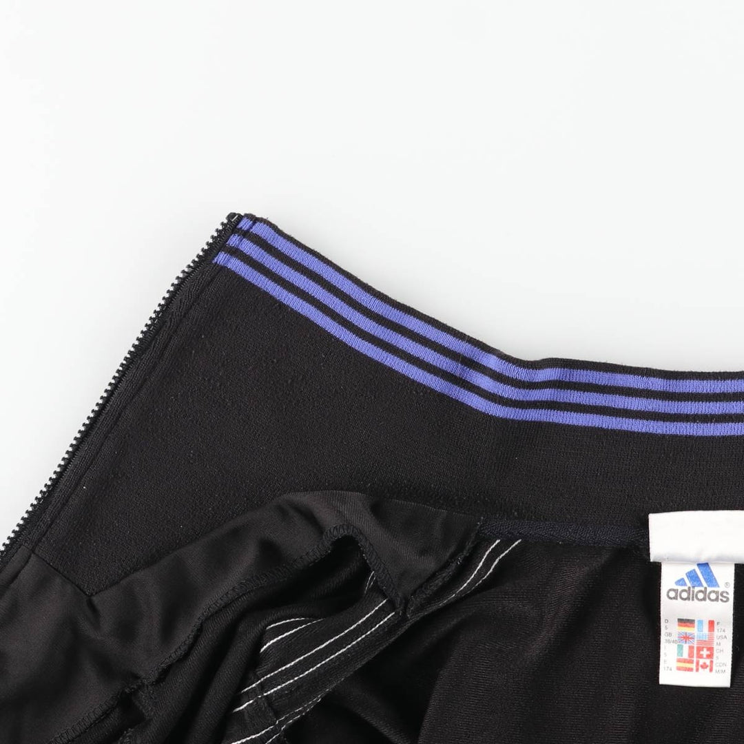90s-00'S Adidas Jersey Track Jacket, Men's Size Medium polyester black type Vintage Second Hand