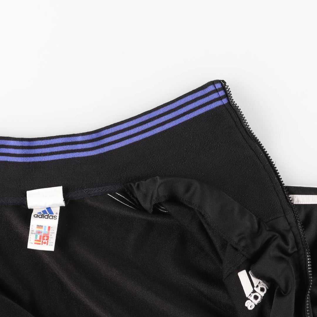 90s-00'S Adidas Jersey Track Jacket, Men's Size Medium polyester black type Vintage Second Hand