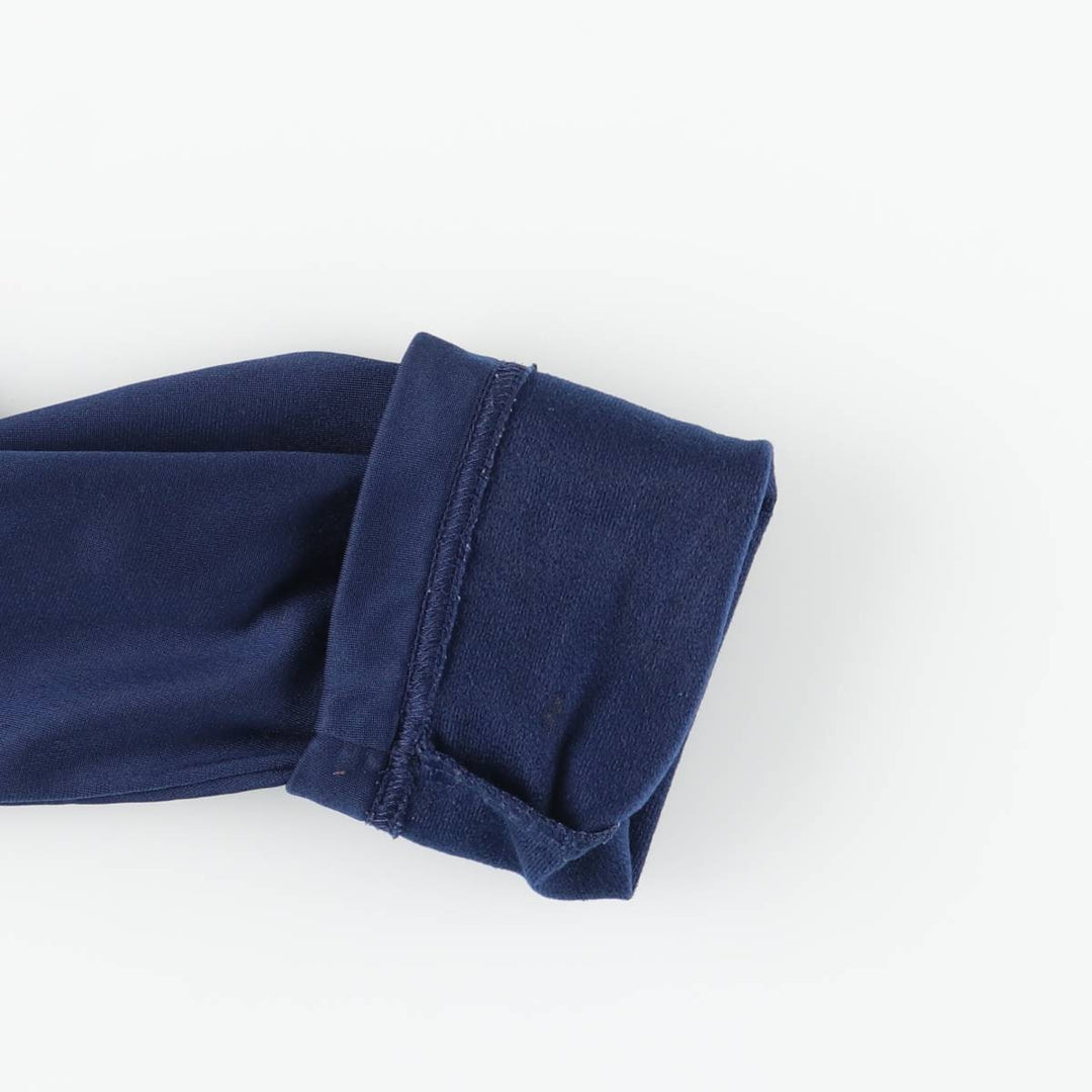 Vintage 90s-00'S Adidas back logo jersey hoodie/track jacket, men's size XL polyester navy blue type Vintage Second Hand