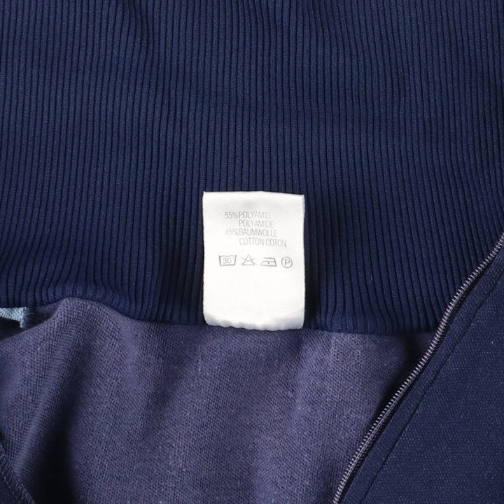 Vintage 1980'S Puma high-neck jersey pullover, men's size L polyamide navy blue type Vintage Second Hand