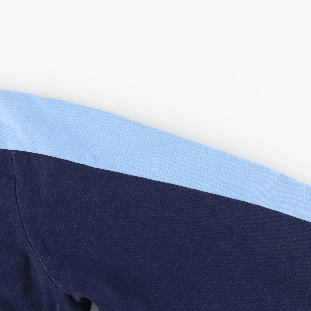 Vintage 1980'S Puma high-neck jersey pullover, men's size L polyamide navy blue type Vintage Second Hand
