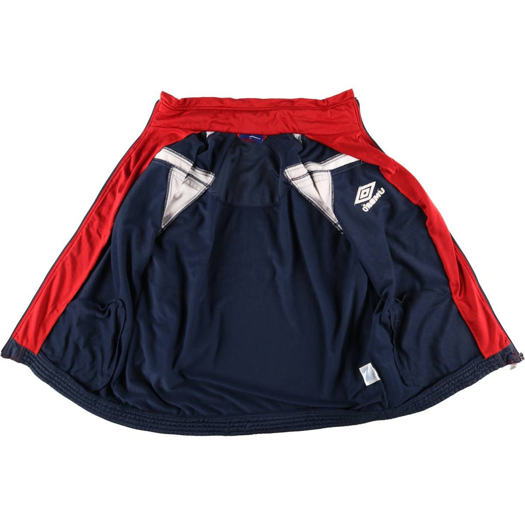 90'S UMBRO Jersey Track Jacket Men's XL Vintage polyester navy blue type Vintage Second Hand