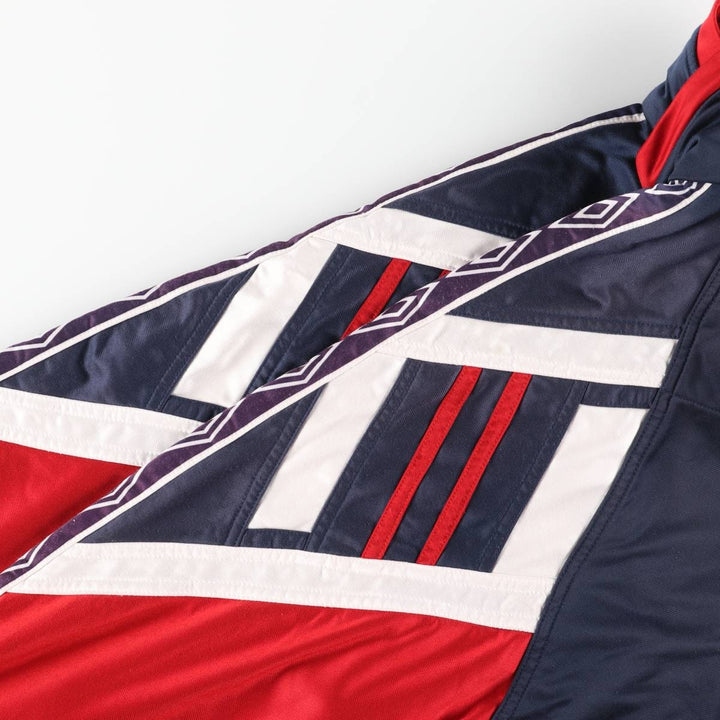 90'S UMBRO Jersey Track Jacket Men's XL Vintage polyester navy blue type Vintage Second Hand
