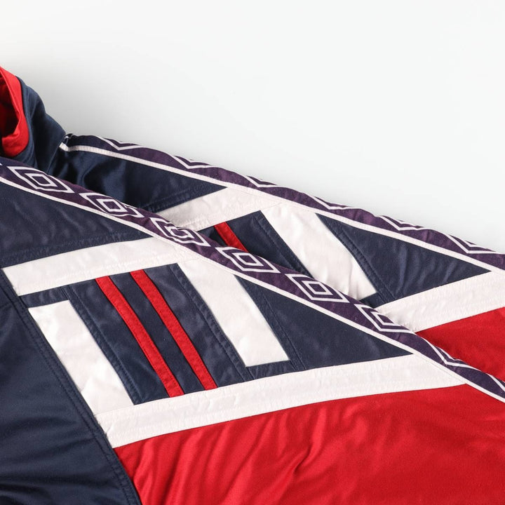 90'S UMBRO Jersey Track Jacket Men's XL Vintage polyester navy blue type Vintage Second Hand