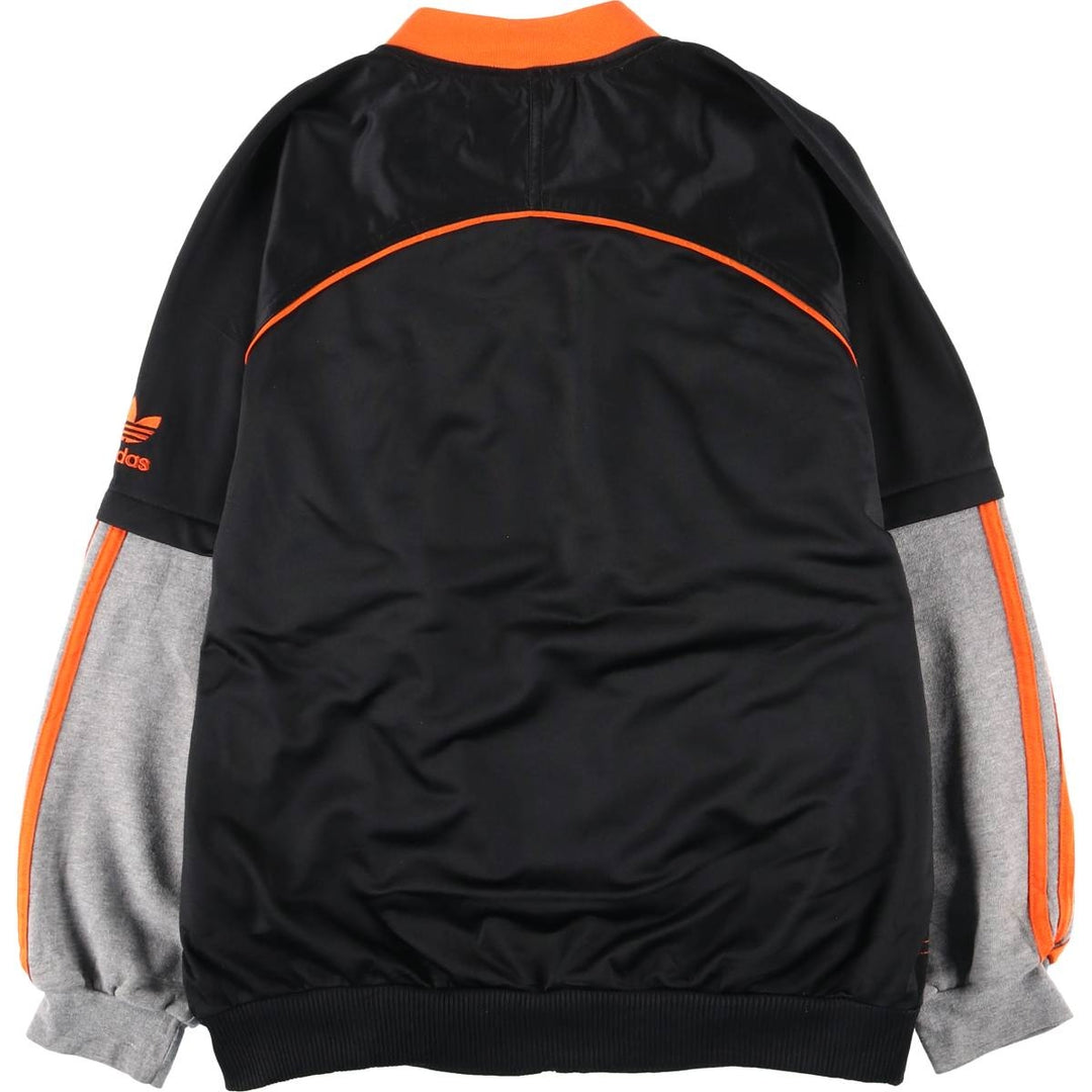Vintage 80s-90'S Adidas track jacket, size S, men's polyester black type Vintage Second Hand