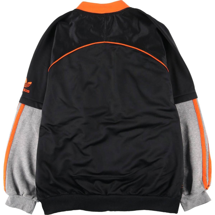 Vintage 80s-90'S Adidas track jacket, size S, men's polyester black type Vintage Second Hand