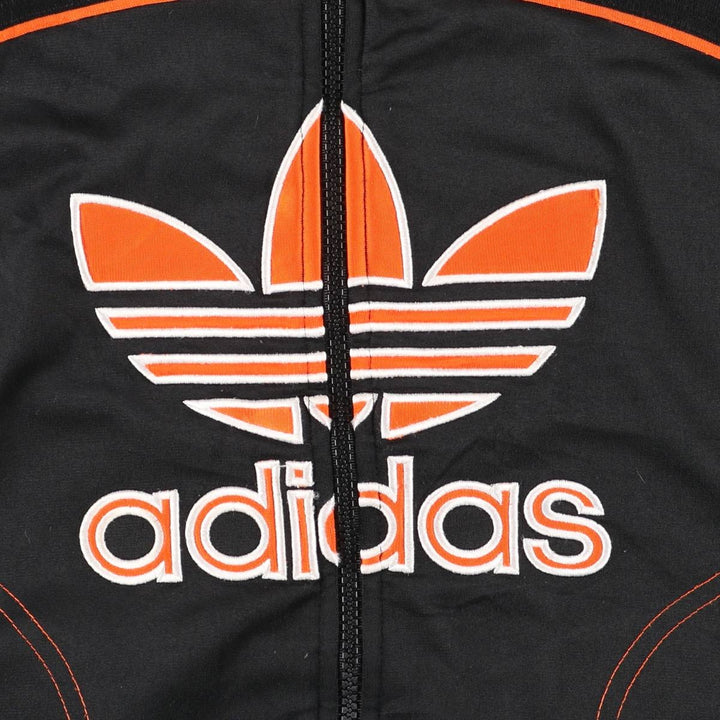 Vintage 80s-90'S Adidas track jacket, size S, men's polyester black type Vintage Second Hand