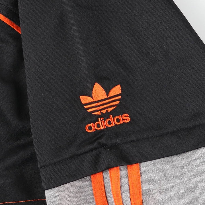 Vintage 80s-90'S Adidas track jacket, size S, men's polyester black type Vintage Second Hand