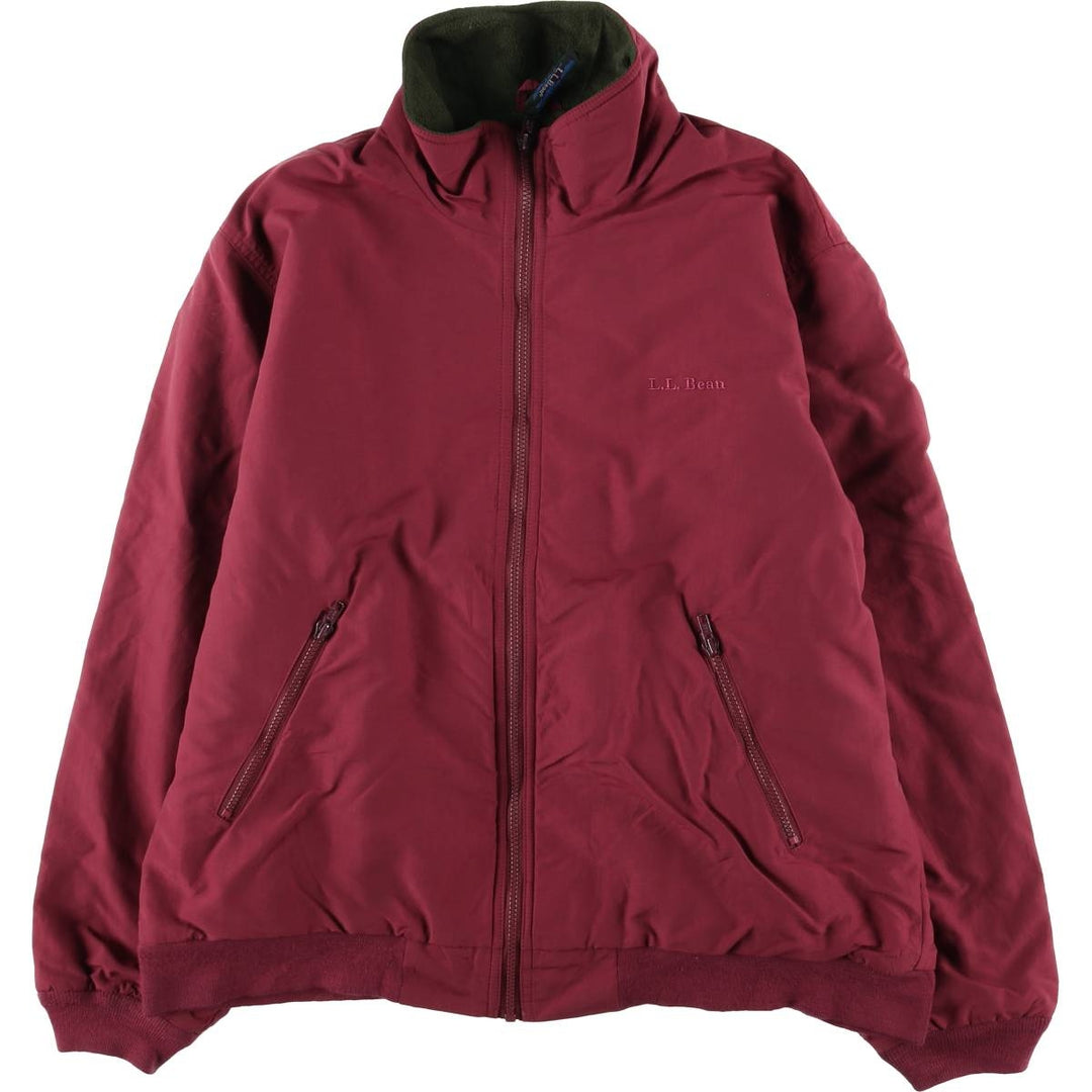 1990'S LLBean Warm-up Jacket, Men's XL, Vintage Padded Puffer Jacket unclear burgundy type Vintage Second Hand