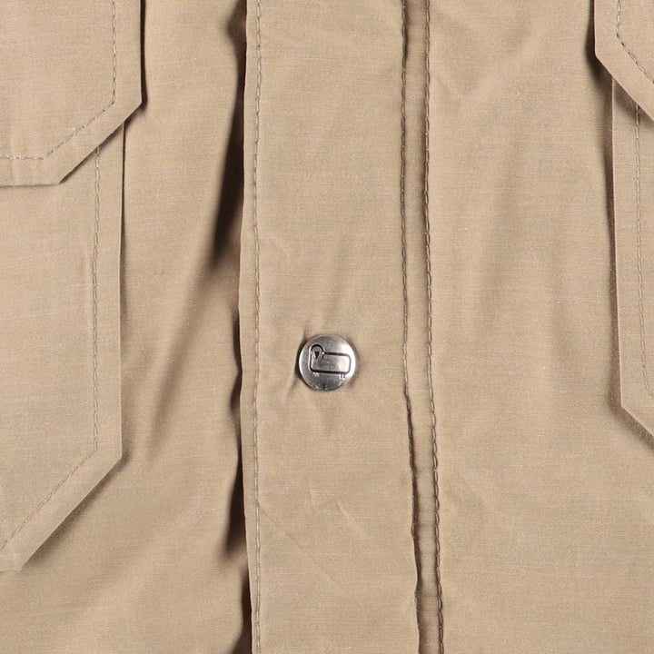 Vintage 1970'S Woolrich padded mountain jacket, shell jacket, and puffer jacket, made in the USA, size L, men's. polyester Beige type Vintage Second Hand