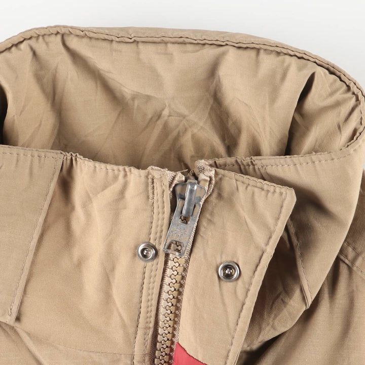 Vintage 1970'S Woolrich padded mountain jacket, shell jacket, and puffer jacket, made in the USA, size L, men's. polyester Beige type Vintage Second Hand