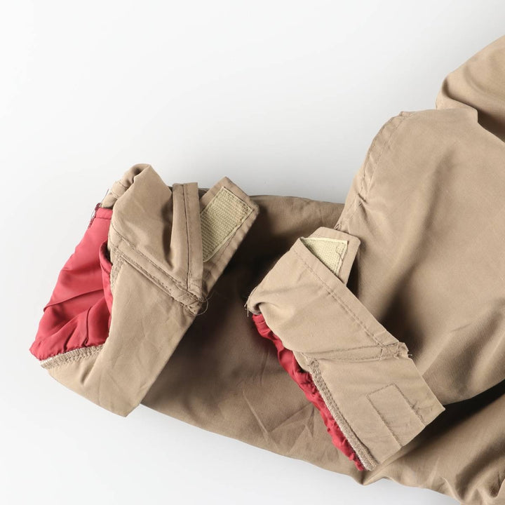 Vintage 1970'S Woolrich padded mountain jacket, shell jacket, and puffer jacket, made in the USA, size L, men's. polyester Beige type Vintage Second Hand