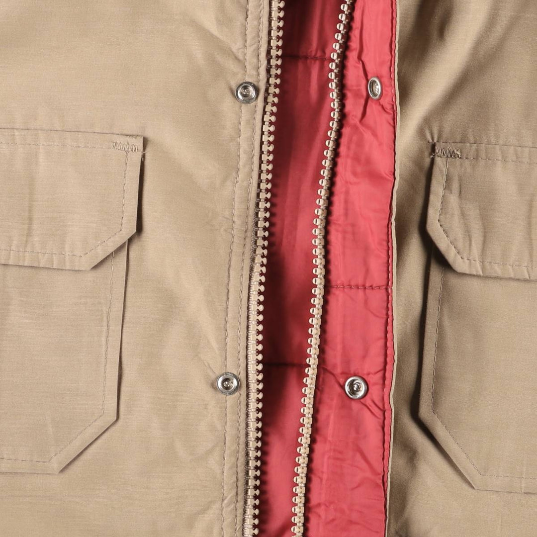 Vintage 1970'S Woolrich padded mountain jacket, shell jacket, and puffer jacket, made in the USA, size L, men's. polyester Beige type Vintage Second Hand