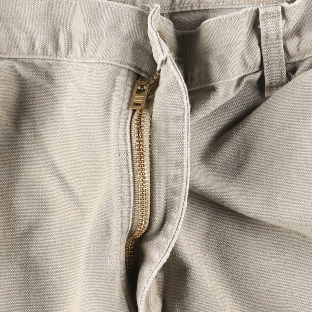 Carhartt Original Dungaree Fit Painted Duck Painter Pants, Men's, Size 35 cotton Khaki type Vintage Second Hand