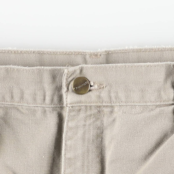 Carhartt Original Dungaree Fit Painted Duck Painter Pants, Men's, Size 35 cotton Khaki type Vintage Second Hand