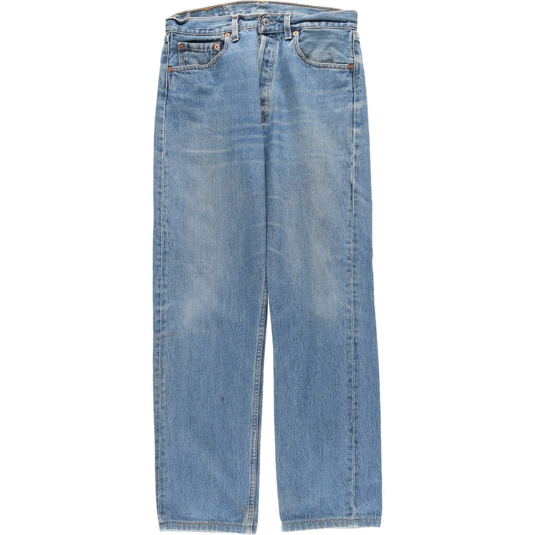 Levi's 6501-0117 Men's Straight Denim Pants, Size W31 cotton blue type Vintage Second Hand